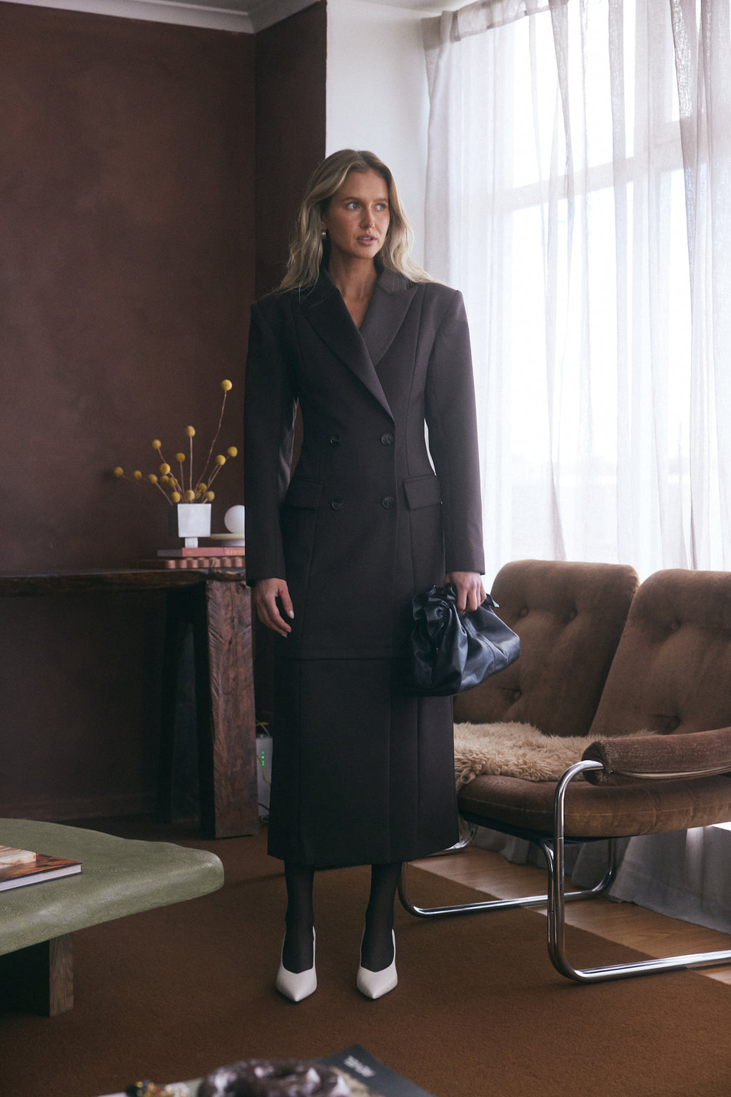Adrienné Convertible Tuxedo Coat