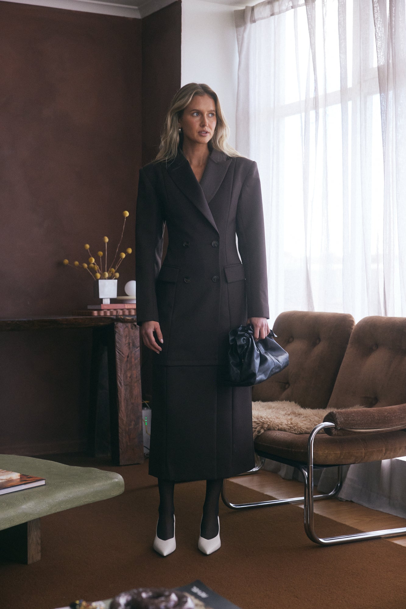 Adrienné Convertible Tuxedo Coat