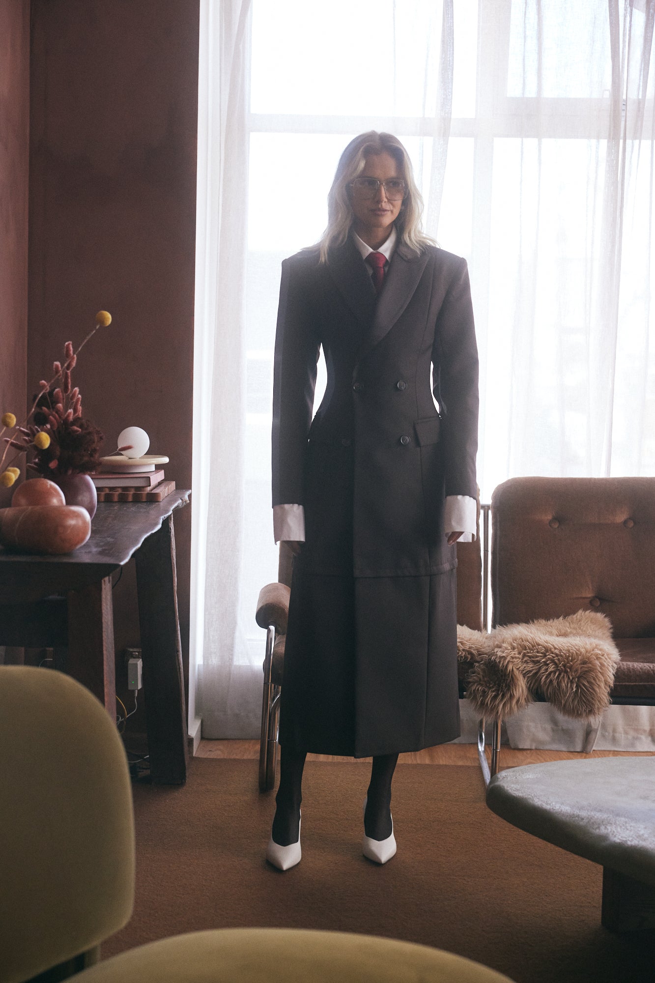 Adrienné Convertible Tuxedo Coat