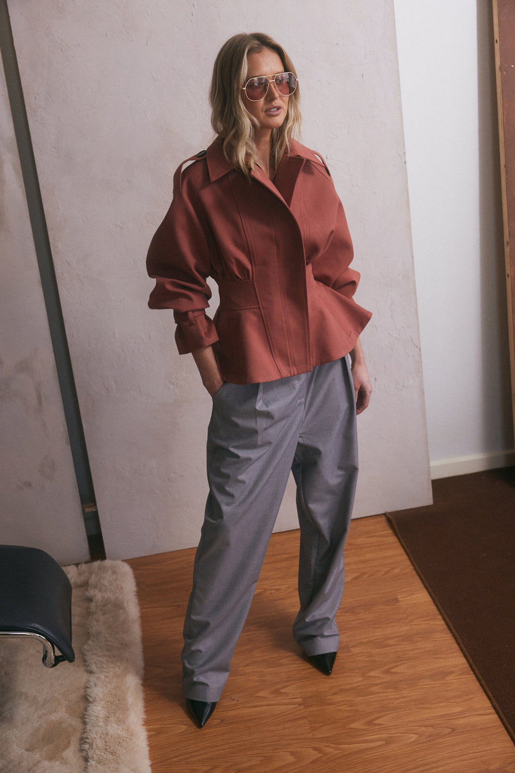 Romée Peplum Jacket