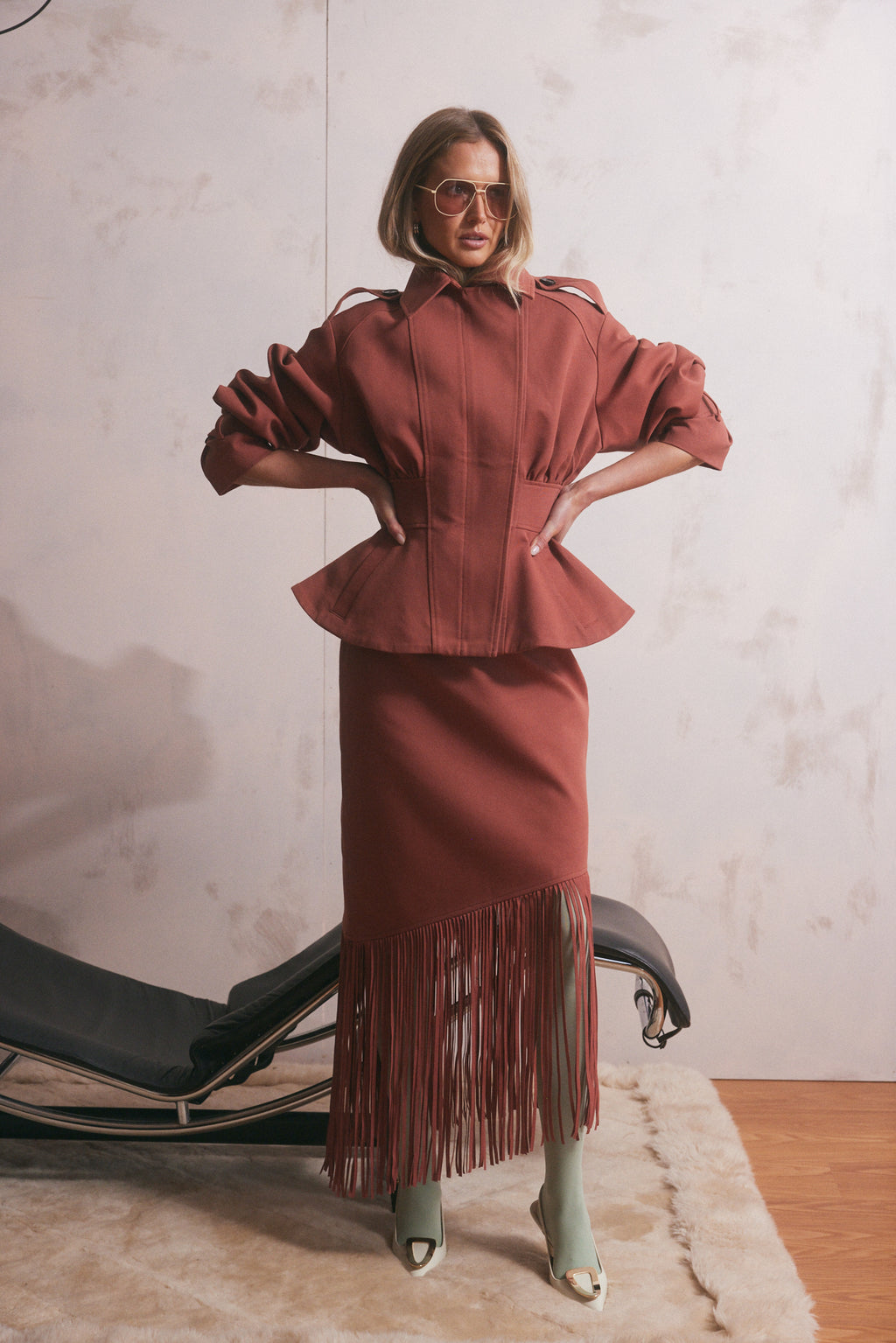 Lucel Fringe Skirt