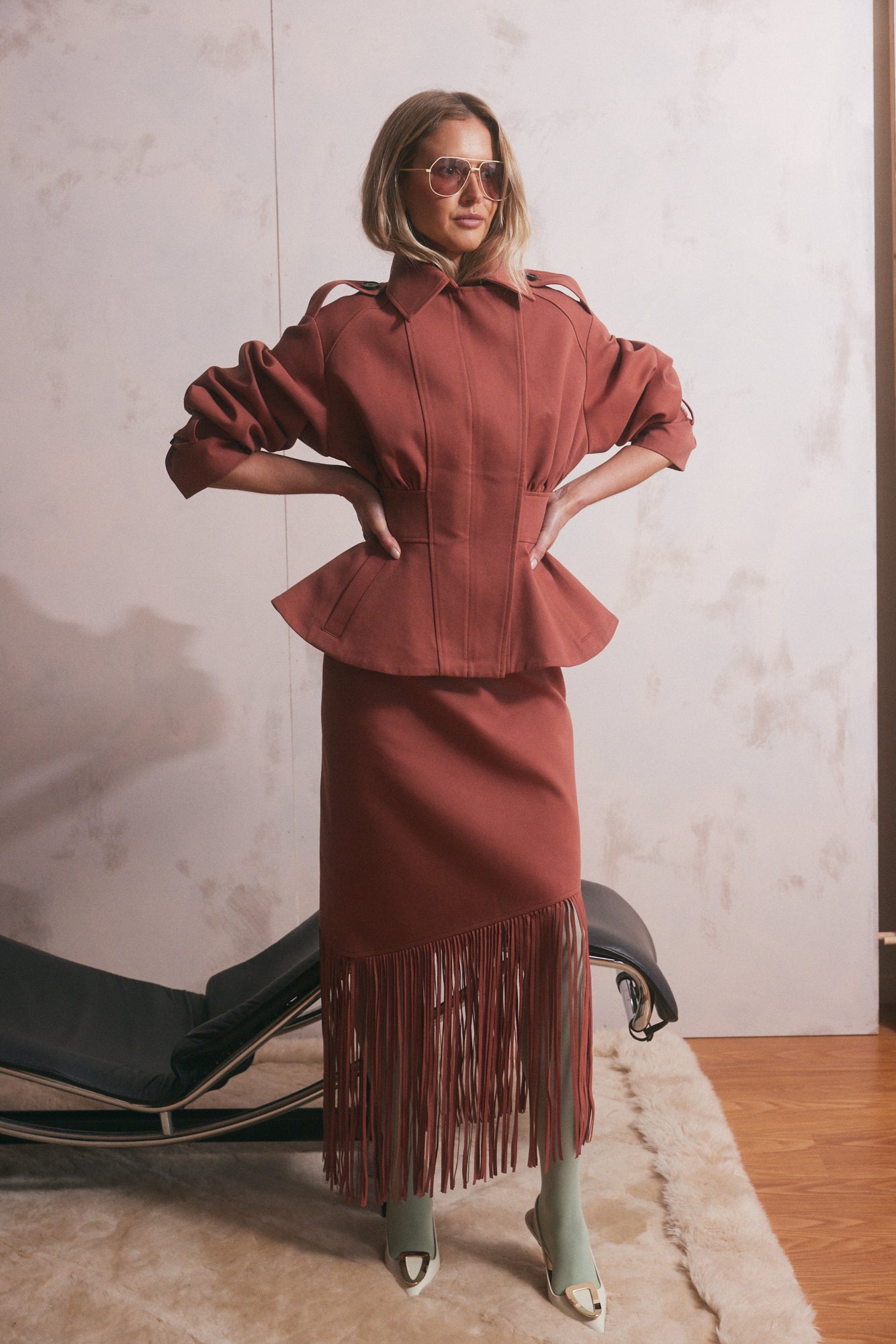 Romée Peplum Jacket