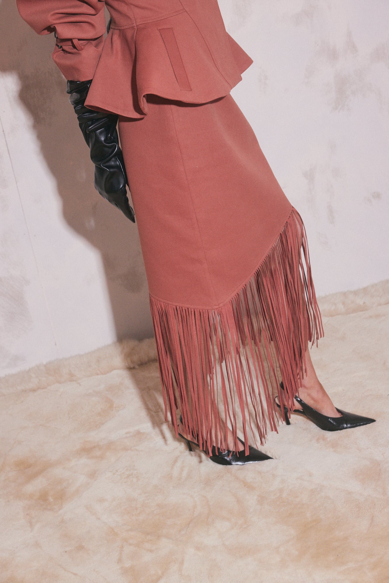Lucel Fringe Skirt