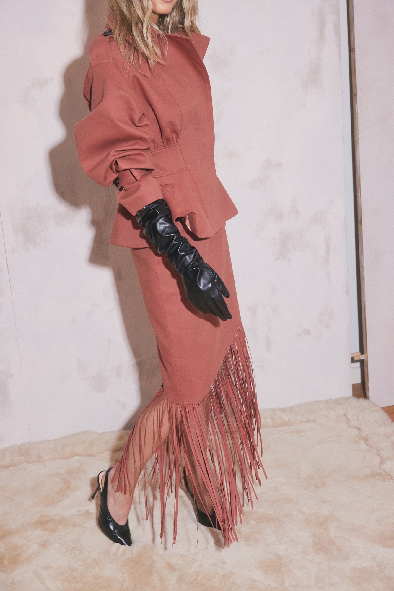 Lucel Fringe Skirt