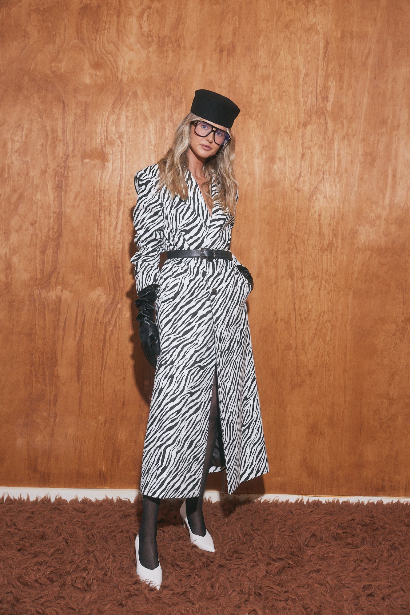 Elara Zebra Coat